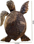 6-Inches Imitative Wood Carving Sea Turtle Statue Resin Hawaiian Turtles Sculpture Garden Tortoise Figurine for Home Decoration Outdoor Patio Lawn...