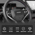 Pack-1 Car Steering Wheel Anti-Scratch Cover, 14.9" Hand-Sewn Anti-Slip Breathable Decoration, Comfortable and Waterproof Protection Device for Al...