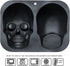 JETKONG Extra Large Silicone Skull Cake Mold Haunted Skull Baking Cake Pan for Halloween and Birthday Party...