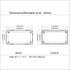 LeMotech Project Box 10 Pieces ABS Plastic Electrical Project Case Small Junction Box for Electronics Black 3.15 x 1.97 x 1.02 inch (80 x 50x 26 m...