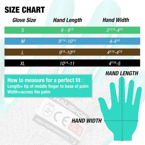HAUSHOF Gardening Gloves Thorn Proof 3-Pairs Work Gloves, Breathable Garden Gloves Latex Coated with Texture for Women and Men Yard Work, Large Si...
