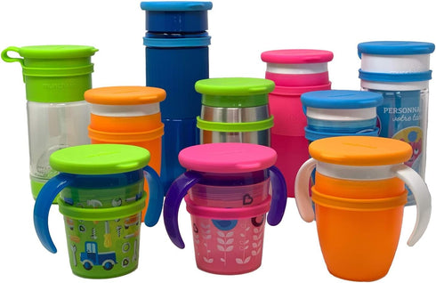 Koaii Baby Custom Silicone Lids Compatible For All Munchkin Miracle 360 Cups. Helps Prevent Leakage And Keep Cups Clean From Dust And Dirt. More C...