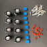 8PCS Performance 60131 Fuel Injector Connector Kit Compatible with EV6/USCar Style Injectors...