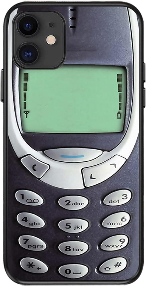 iPhone 12 Mini 5.4-in Case,Cute 3D Cartoon Funny Kawaii Soft Silicone Fashion Retro Nokia Stylish Design Skin Cover Cases?A personalized Specially...