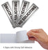 No Soliciting Sign for House Door 7.0" x 2.0" Signs for Business Home Office Wall with Strong Self Adhesive Aluminum Metal Signboard Keep Solicito...