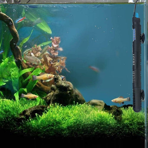 Mylivell Aquarium Heater Adjustable Submersible Fish Tank Heater 50W for 10-25 Gallon Small Aquarium Heater Mini Fish Betta Turtle Tank Heater The...