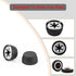 987101 Wheel Hub Caps Replacement Parts for Weber Grill Wheels Weber Charcoal Kettle Grills Weber Genesis Older Series Grills Wheel Caps Kenmore G...