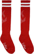 Luwint Kids Soccer Socks, Children Knee High Sport Socks, Red...