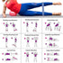 Resistance Loop Exercise Bands, Resistance Bands Exercise Bands for Home Fitness, Stretching, Strength Training, Physical Therapy,Elastic Workout ...