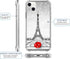 case for 14/13 Paris Eiffel Tower Designer Rubber Protective Skin Cover Shockproof Compatible with iPhone 13/14 Get Lost in Paris Creative Romanti...