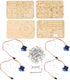 ViaGasaFamido Robot Arm Kit, 4DOF Wood Robotic Arm Lightweight DIY Mechanical Arm sg90 Servo, Assembled for SNAM1500...