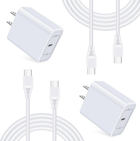 Type C Samsung Fast Charger for Samsung Galaxy S24/A15/A14 5G/A54/A53/S23,20W USB C iPhone 15 Charger Fast Charging for iPhone 15/15 Pro/15 Pro Ma...