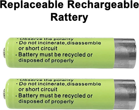2-Pack Rechargeable Batteries Replacement for ADH300J/DB100 Wireless Headphones for TV (750mAh) (AAA)...