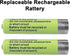 2-Pack Rechargeable Batteries Replacement for ADH300J/DB100 Wireless Headphones for TV (750mAh) (AAA)...