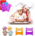 4 Pcs Silicone Candy Chocolate Molds, FineGood Puppy Dog Paw & Bone Shaped Ice Cube Trays Cookies Baking Pans for Making Frozen Dog Treats Soap Ba...