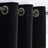NICETOWN Halloween Black Out Curtain Panel Shade Solid Energy Efficient Eyelet Top Window Blind for Guest Room (Single Piece, 42 inches Wide by 63...