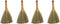 Veemoon 4 Pcs Handheld Cleaning Broom Small Whisk Broom Rustic Household Broom Mini Straw Broom Home Broom Dust Brush for Indoor Outdoor...