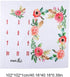 Tnfeeon Baby Blanket Newborn Photography Props Kids Growth Record Blanket Indoor Outdoor Props for Boys Girls...