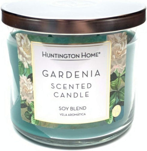 Huntington Home Gardenia Soy Blend Scented Candle...