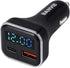 BANVIE USB C Car Charger with LED Voltage Display, 30W 2-Port Fast Charging Adapter with PD3.0&QC3.0 Compatible with iPhone 12 Pro Max/11 Pro Max/...