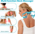 Abnaok Neck Massager, Upgrade Neck Roller for Pain Relief Deep Tissue, Trigger Point Roller Massager with 6 Wheels, Handheld Shiatsu Shoulder Mass...