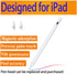 Stylus Pen with Tilt Sensitive & Palm Rejection, Active Pencil Compatible with (2018-2022) Apple iPad Pro 11/12.9 Inch, iPad 10.2 7/8/9th Generati...