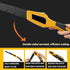 Folding saw, extra long 14 Inch blade, backpacking saw for hiking camping, dry & live wood trimming, pruning saw with 3 cutting angle hard teeth, ...