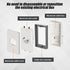 4pcs 1/2 Inch Single Gang Outlet Box Extender, Electrical Outlet Extender Receptacle Extender Outlet Extension Box for Electrical Box and Electric...