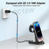 Charging Station for Apple Multiple Devices,3 in 1 Fast Charging Station Stand for iPhone 14/13/12/11/Pro/Max/Plus,for Airpods,Fast Wireless Charg...