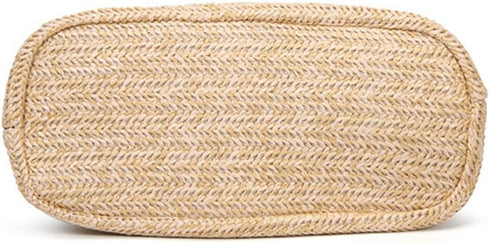 GL-Turelifes Round Summer Straw Bag Big Weave Handbags Beach Shoulder Bags Vocation Tote HandbagsTravel Bag for Women...