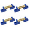 4PCS Grounding Bus Bar 4 Positions Terminal Block Ground Bus Bar Brass Wire Screw Terminal Electrical Bus Bars OLA002-4K...