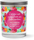 Funny Candles - I'm One Cat Away from an Intervention - Cat Mom Gifts, Orange, Jasmine, Rose, Luxury Scented Soy Funny Candles, 13.5 oz. Jar, 10 O...