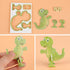 Educational 3D Cartoon Puzzles for Kids,25 Pcs 3D Dinosaur Animal Learning Educational Paper Puzzle Game for DIY Crafts Birthday Party Favor Gifts...