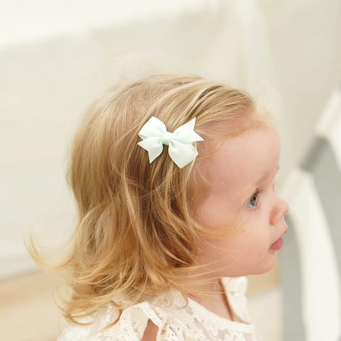 40PCS 2 Inch Baby Hair Bows Clips for Girls Grosgrain Ribbon Fully Lined Infant Hair Clips Accessories for Baby Girls Newborns Toddler in Pairs...