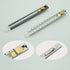 Gutimore Flat Soapstone Holder 2pcs Flat Soapstone Pens with 12pcs Soapstone Refills for Welding and Welders, Perfect for Marking on Steel, Alumin...