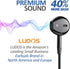 LUDOS NOVA Wired Earbuds in-Ear Headphones, 5 Year Warranty, Earphones with Microphone, 3.5mm Plug-in Ear Buds Calls Compatible with iPhone, Lapto...