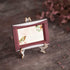 Artliving 4" White Gold Decorative Small Plate Stand Holder Plastic Picture Easel Display Stand Picture Frame Stand (2 Pack)...