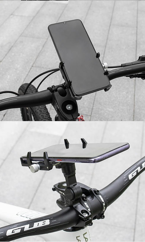 GUB PLUS21 Bicycle Motorcycle Phone Holder One Key Adjust Aluminum Bike Handlebar Mount Waterproof Phone Case Mobile Phone Mount...