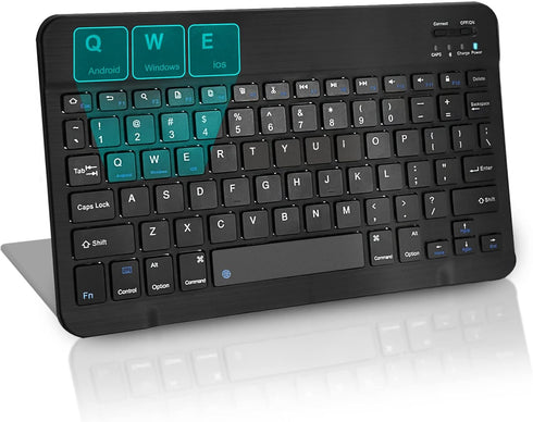 Bluetooth Keyboard for iPad 10th Generation,Mini Rechargeable Wireless keyboard Compatible with iPad 10.2 (9th/8th/7th), iPad Pro 13/12.9/11 Inch,...
