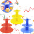 3 Pack 3-Tier Colorful Round Cardboard Cup Cake Holder Stand Dessert Tower, Reusable Pastry Serving Platter Food Display, Birthday Wedding Special...