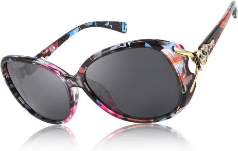 FEISEDY Women Oversized Polarized Sunglasses Ladies Large Shades Classic Fox Sunglasses B2730...