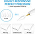 Replacement Tips for Kacvtuy Stylus Pen - 4 Packs High Precision & Easy Installation Replaceable Nibs (White)...