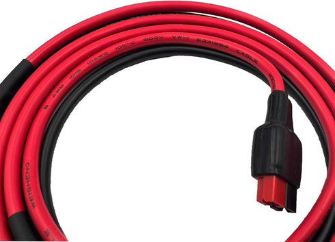 Solar 45A Connecter to O Ring Cable 10AWG Compatible with Anderson Connector to O Ring for Portable Solar Generators,Battery Charge Solar Charge 5...