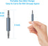 3.5mm Male to Male Audio Adapter 3.5mm Stereo Male Coupler Adapter Connector, 3.5mm 1/8" TRS Stereo Plug Jack Adapter, Compatible with Car AUX Aud...