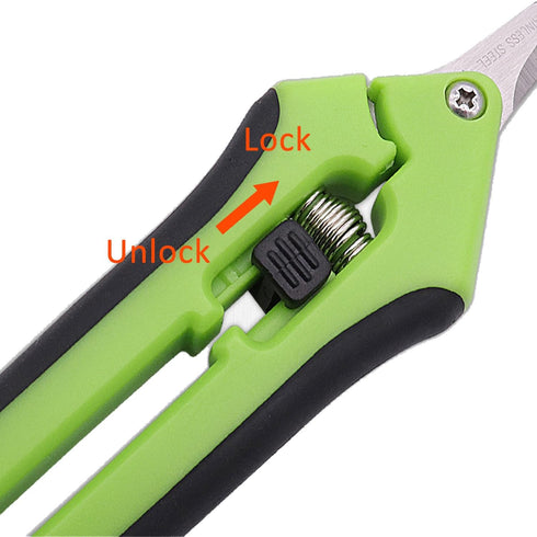 Gardening Scissor Sharp Stainless Steel Small Shears Cutting Flowers Trimming Plants Yard Florist Flower Rose Herb Hedge Bonsai Fruits Picking...