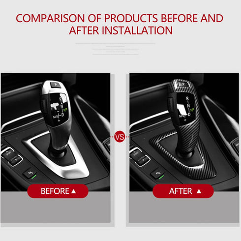 Car Sticker Gear Shift Knob Cover Car Interior Accessories for BMW Series...