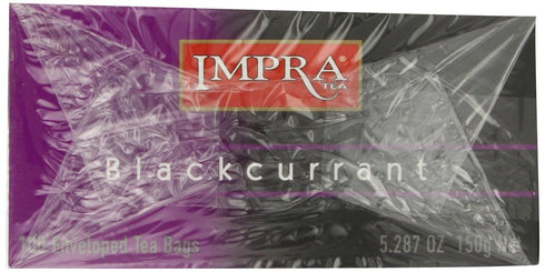 Impra Blackcurrant Pure Ceylon Tea Bags (100 Enveloped Tea Bags)...