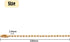 BronaGrand 150pcs 100mm Long Bead Connector Clasp 2.4 mm Diameter Ball Bead Chains Keychain Tag Key Rings...