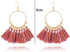 12 Pairs Bohemian Tassel Earrings for Women Trendy Colorful Fringe Summer Beach Statement Earrings...
