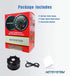 7 Color Air/Fuel Ratio AFR Gauge Kit Narrowband Pointer & LED Digital Readouts 2-1/16" 52mm Black Dial for Car Truck...